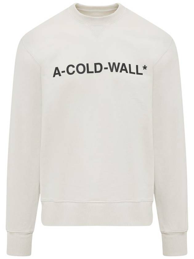 Essential Logo Crewneck Sweatshirt Beige - A-COLD-WALL - BALAAN 2