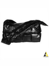 Cassette Intrecciato Tech Padding Cross Bag Black - BOTTEGA VENETA - BALAAN 2