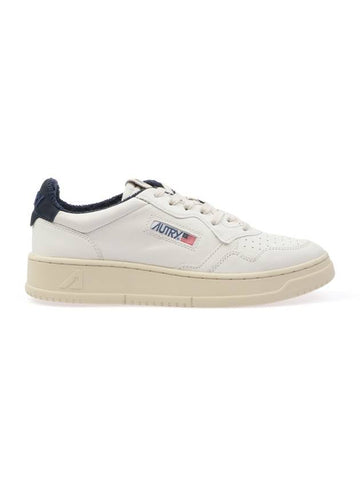 Medalist Navy Tab Low Top Sneakers White - AUTRY - BALAAN 1