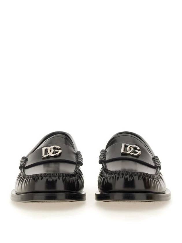 Dolce & Gabbana Loafer With Logo - DOLCE&GABBANA - BALAAN 5