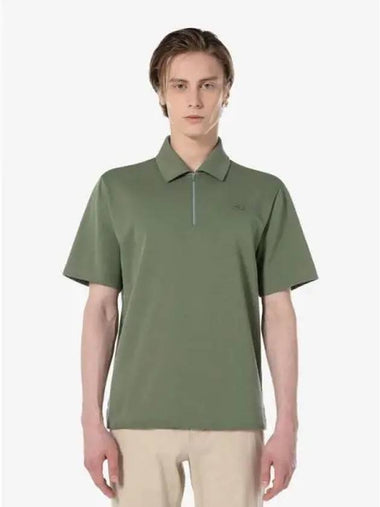 Men s half zip up short sleeved sweatshirt SH604E 54G 316 Domestic product GQ2N24040354661 - LACOSTE - BALAAN 1