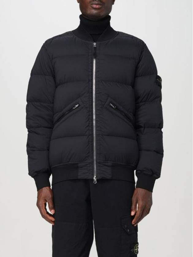 Wappen Logo Bomber Padding Black - STONE ISLAND - BALAAN 2