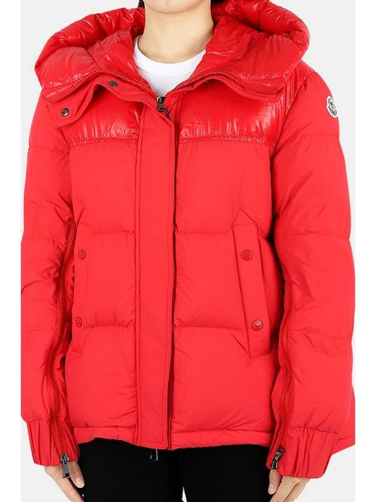 Monclair Women s ETIVAL Down Hooded Padded Jacket Red 1A00081 595A2 455 - MONCLER - BALAAN 2