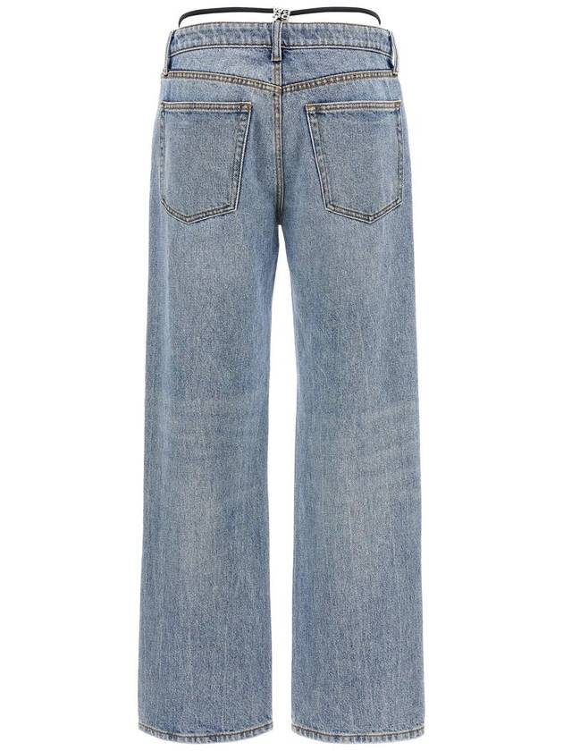 Alexander Wang 'Prestyle Diamante Charm' Jeans - ALEXANDER WANG - BALAAN 2