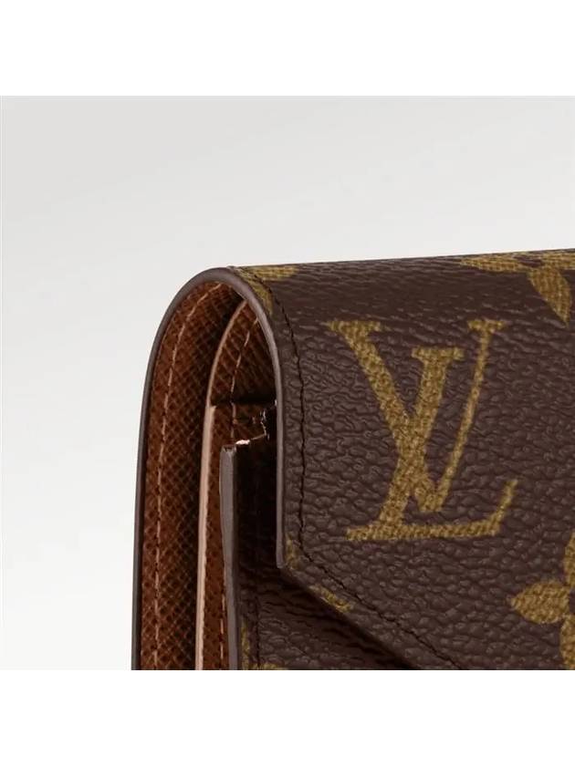 Victorine Monogram Half Wallet Brown - LOUIS VUITTON - BALAAN 3