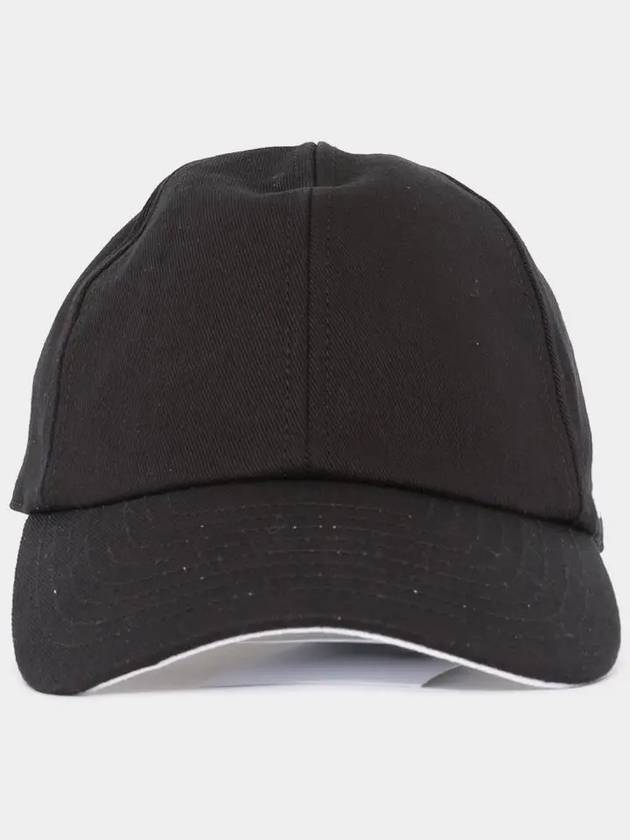 Embroidered Logo Ball Cap Black - COURREGES - BALAAN 3