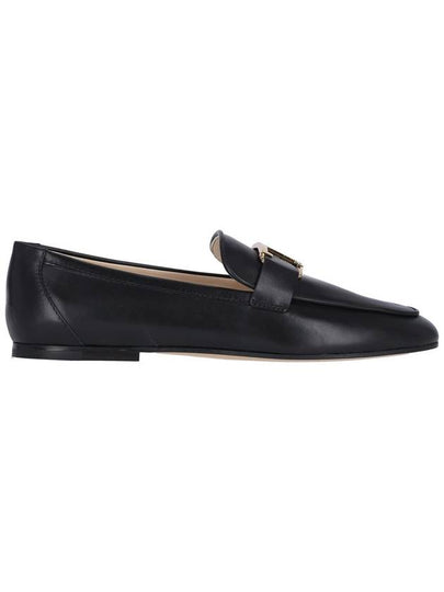 Tods T Timeless Leather Loafers Black - TOD'S - BALAAN 2