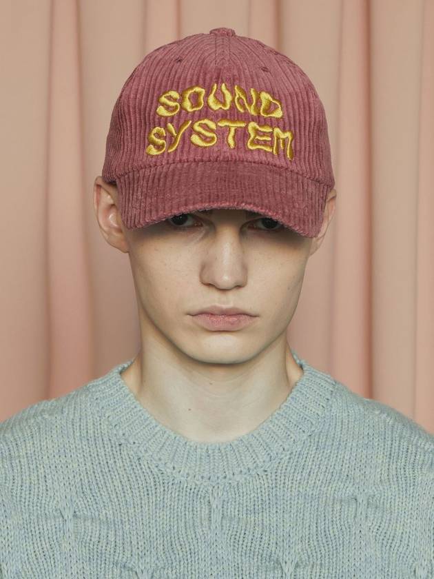 Sound Corduroy Ball Cap Pink - UNALLOYED - BALAAN 1