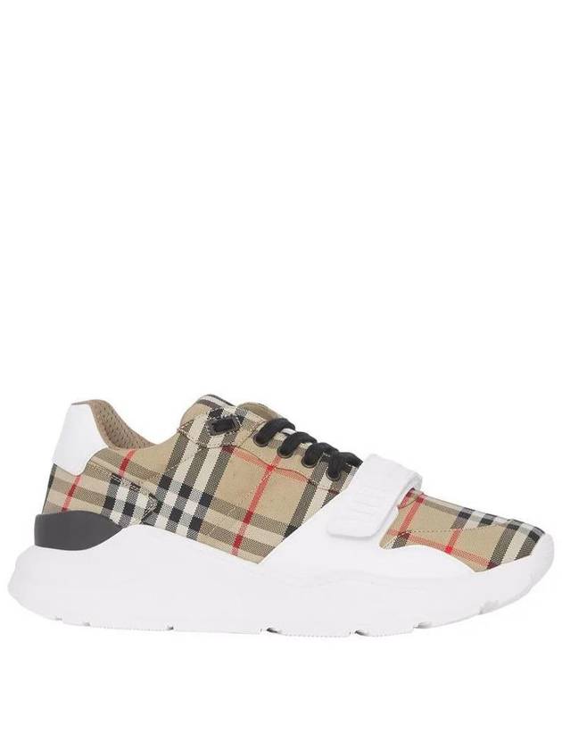 Vintage Check Suede Leather Sneakers Archive Beige - BURBERRY - BALAAN 2