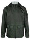 Membrana 3L TC Hooded Jacket Dark Green - STONE ISLAND - BALAAN 2