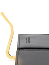 Cassette Leather Money Clip Black - BOTTEGA VENETA - BALAAN 6