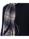 Men s V Logo Check Wool Cashmere Muffler 5Y2ER033 AFM ZJA 24F - VALENTINO - BALAAN 5