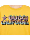 Sequined Cotton Jersey Sweatshirt Yellow - GUCCI - BALAAN 9