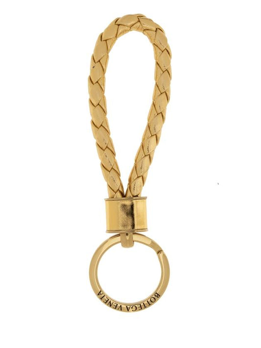 Intrecciato leather key ring - BOTTEGA VENETA - BALAAN 1
