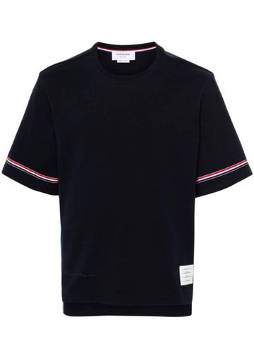 Short Sleeve T Shirt MJS282A J0199415 - THOM BROWNE - BALAAN 1