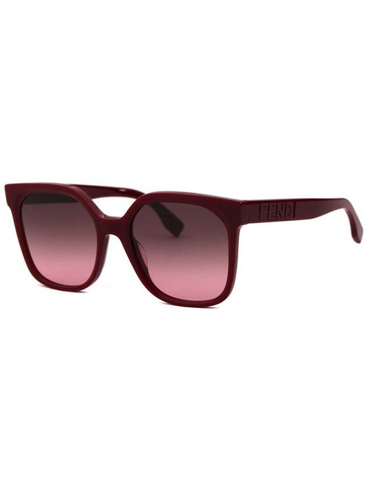 FE40007I 66F officially imported square horn rimmed Asian fit luxury sunglasses - FENDI - BALAAN 1