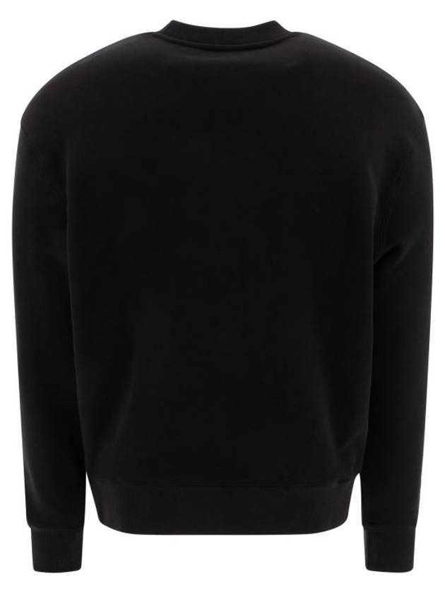 Fox Patch Sweatshirt Black - MAISON KITSUNE - BALAAN 3