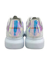 Oversized Low Top Sneakers White Iridescent - ALEXANDER MCQUEEN - BALAAN 4