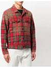 11th Anniversary Check Shirt Jacket Red OMEA012S18792013 9901 - OFF WHITE - BALAAN 5