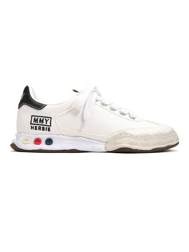 Herbie Sole Canvas Low Top Sneakers White - MAISON MIHARA YASUHIRO - BALAAN 1