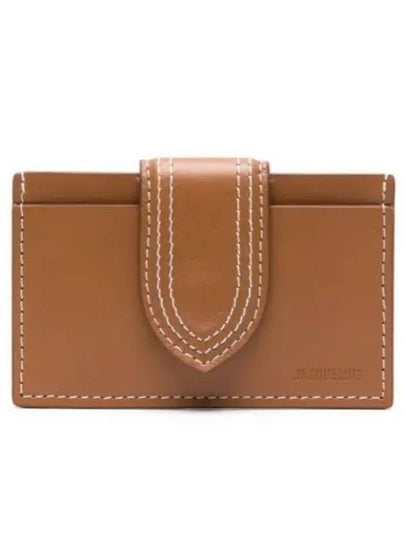 Le Porte Carte Bambino Leather Cardholder Brown - JACQUEMUS - BALAAN 2