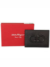 Logo Calf Leather Card Wallet Black - SALVATORE FERRAGAMO - BALAAN 6