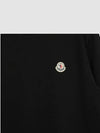 24SS Logo Patch Sweatshirt Sweatshirt Black 8G00072 809KR 999 - MONCLER - BALAAN 4