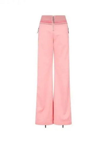 Knitted waist band flare pants pink 271069 - DIESEL - BALAAN 1