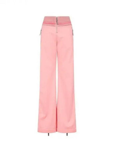 Knitted waist band flare pants pink 271069 - DIESEL - BALAAN 1