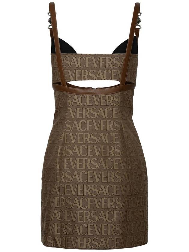 short dress 1011233 1A033152N740 Brown - VERSACE - BALAAN 4