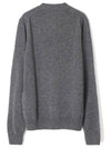 Heart Waffen V-Neck Cardigan Dark Grey - COMME DES GARCONS - BALAAN 3