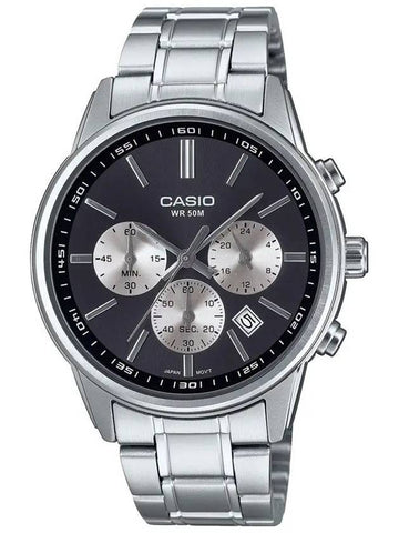 Men s Metal Wrist Watch Chrono MTP E515D 1A - CASIO - BALAAN 1