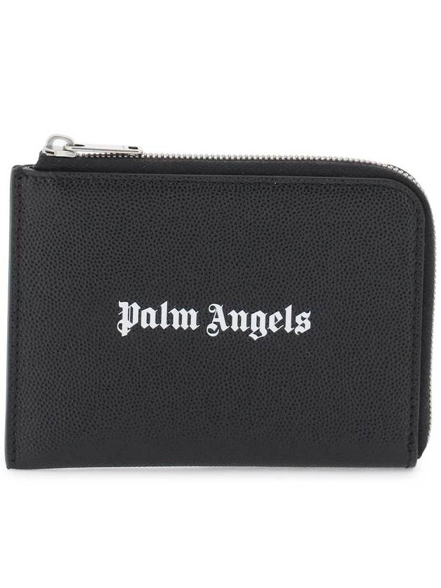 23 fw Mini Pouch WITH PULLOUT Card Holder PMND010S23LEA003 1001 B0230276502 - PALM ANGELS - BALAAN 1