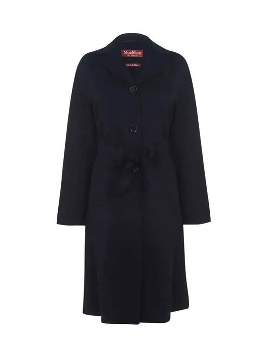 11th Anniversary Arethusa Belted Coat Navy 60110407 006 - MAX MARA - BALAAN 1