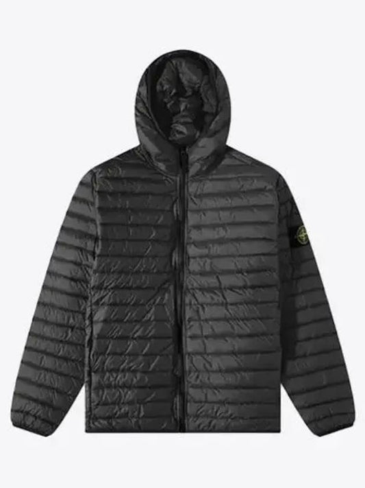 Loom Woven Chambers R-Nylon Down-TC Packable Jacket Black - STONE ISLAND - BALAAN 2