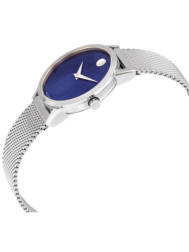 Movado Museum Classic Blue Mother of Pearl Dial Ladies Watch 0607425 - MOVADO - BALAAN 2