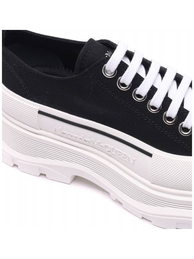 Tread Slick Low Top Sneakers Black - ALEXANDER MCQUEEN - BALAAN 6