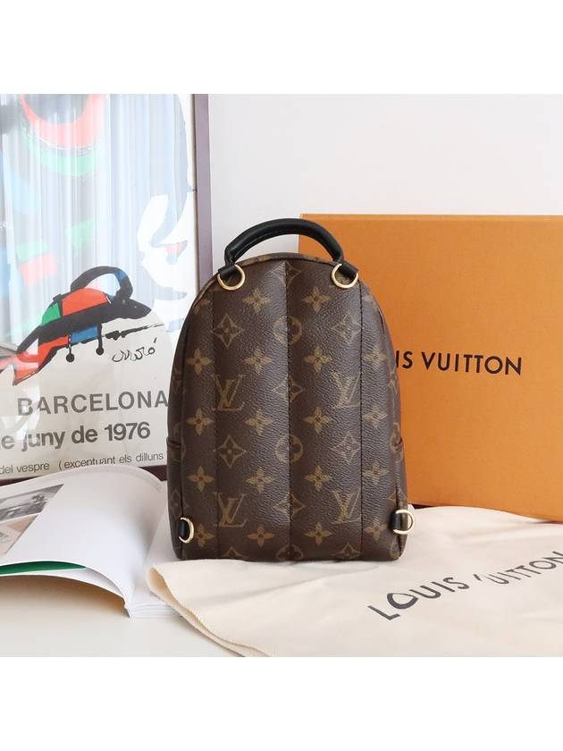 Palm Springs Monogram Mini Backpack Brown - LOUIS VUITTON - BALAAN 5