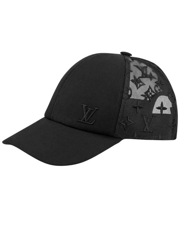 Monogram Mesh Ball Cap Black - LOUIS VUITTON - BALAAN 1