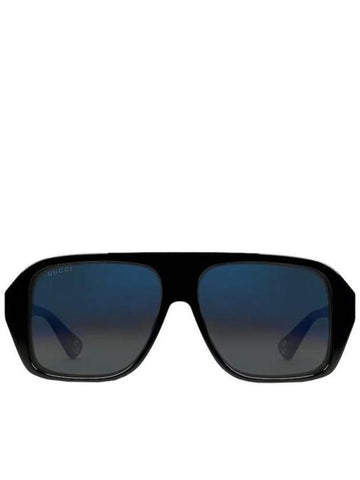 sunglasses BLACK GREEN - GUCCI - BALAAN 1