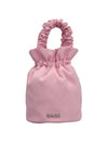 Women's Logo Bucket Bag Pink - GANNI - BALAAN 1