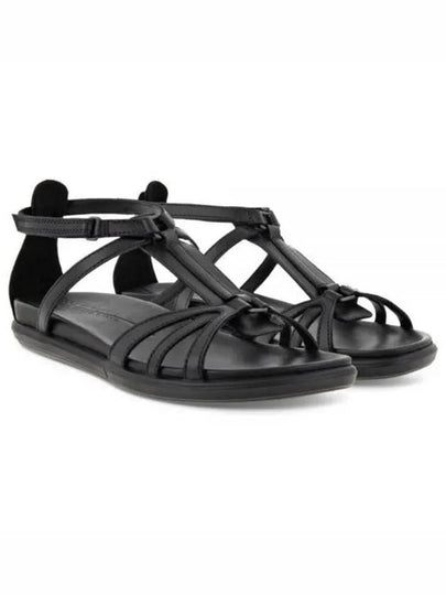 Women's Simpil Strappy Sandals Pure Black - ECCO - BALAAN 2