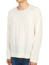 Men's Cotton Long Sleeve T-Shirt Ivory - PAUL SMITH - BALAAN 3