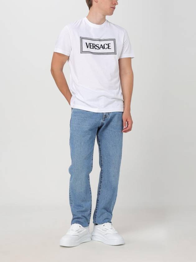 T-shirt Versace con logo a contrasto - VERSACE - BALAAN 2