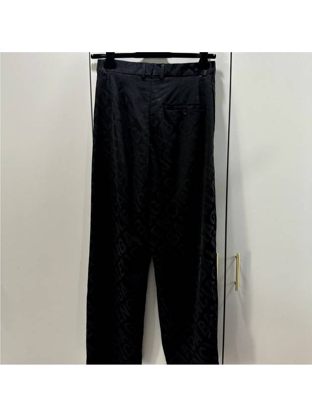 XXS Men s Over Jacquard Monogram Logo Baggy Slacks Pants - BALENCIAGA - BALAAN 6