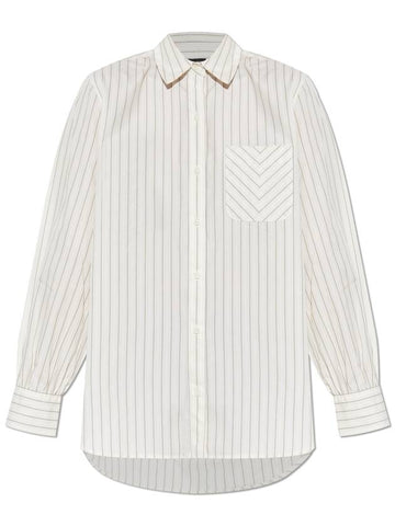 Rag & Bone  Shirt Maxine, Women's, Cream - RAG & BONE - BALAAN 1