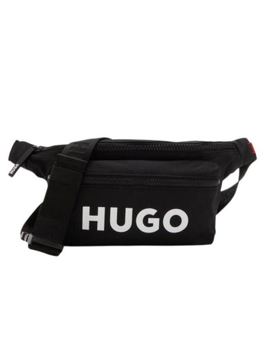 Logo Print Belt Bag Black - HUGO BOSS - BALAAN 1