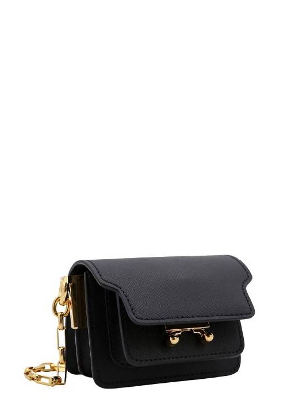 Trunk Nano Chain Crossbody Bag Black - MARNI - BALAAN 4