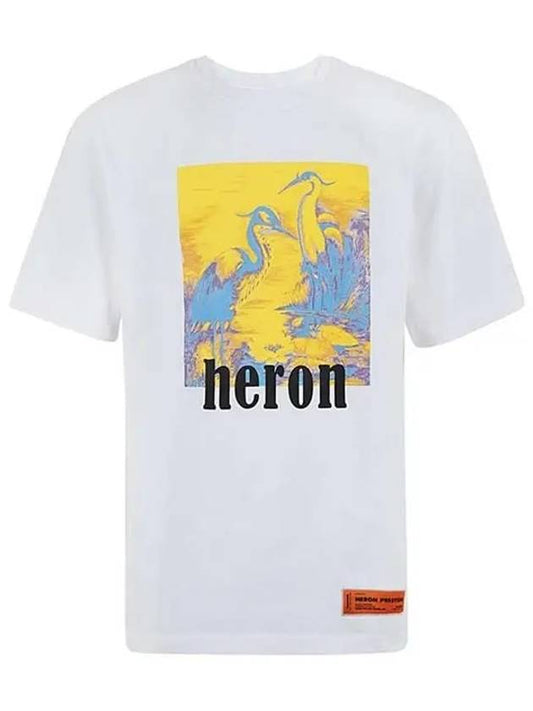 Heron Preston Men's Round Neck Short Sleeve TShirt HMAA020R21JER004 0116 - HERON PRESTON - BALAAN 1