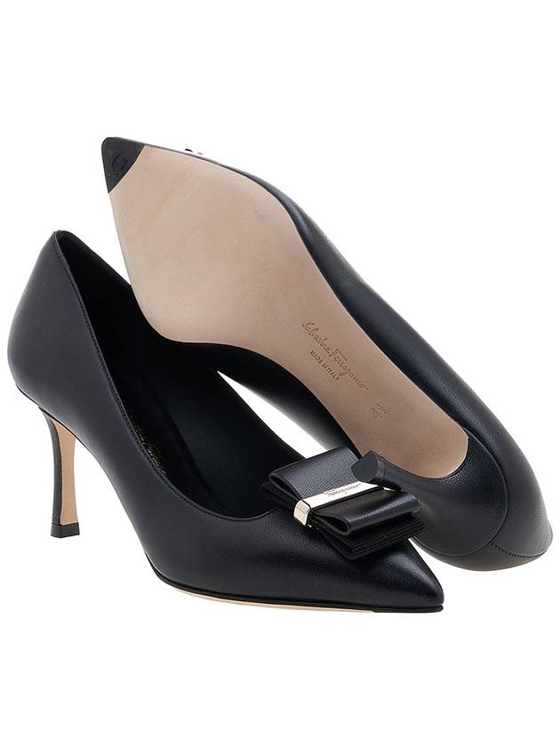 Double bow pumps WINNIE 70 NERO 0754494 - SALVATORE FERRAGAMO - BALAAN 5